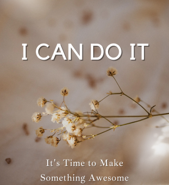 I can do it